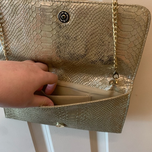 Metallic Gold Evening Bag - Picture 3 of 5